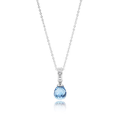 Pandora FROSTED DROPLETS NECKLACE WITH PENDANT